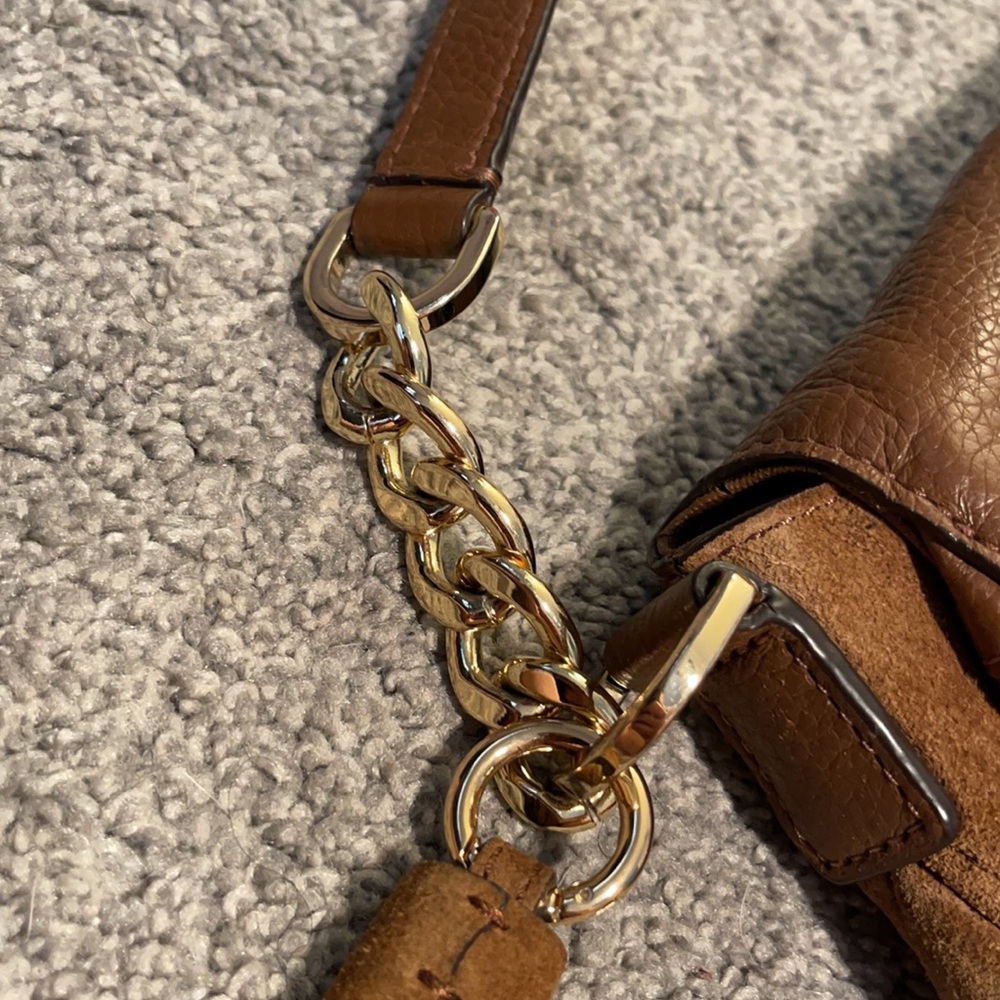 Michael Kors Suede shoulder bag - Picture 4 of 12
